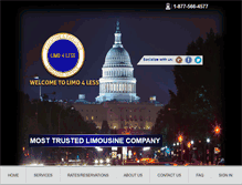 Tablet Screenshot of limos4less.com